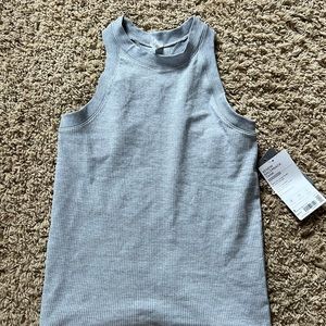 gray athleta racerback tank